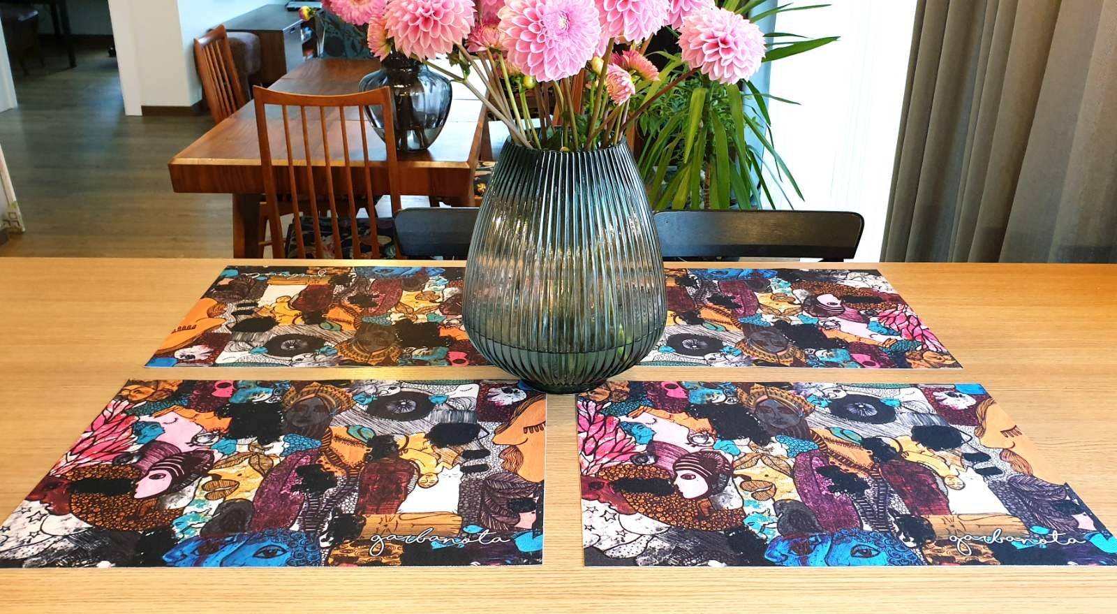 boho kitchen table place mats