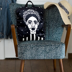 Handmade boho backpack women, custom backpack purse image 6