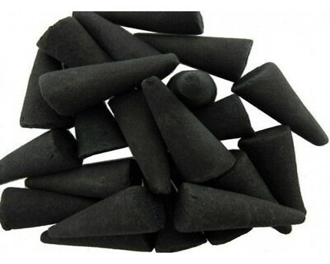 Heirloomsupplysuccess 50 Unscented Charcoal Incense Cones Etsy