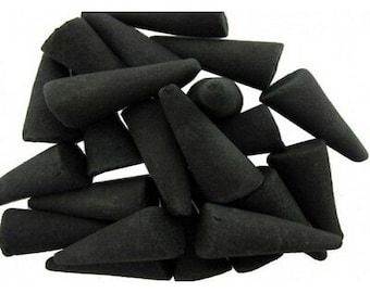 HeirloomSupplySuccess 50 Unscented Charcoal or Wood Incense Cones