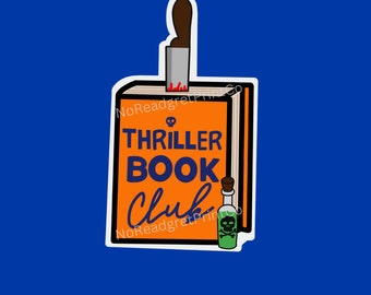 Thriller Book Club Sticker | Spooky Reader Gift