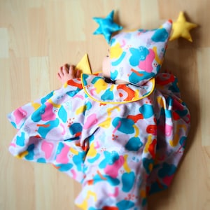 Confetti Rain cape for celebrations and play