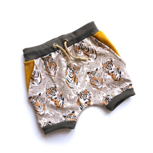 Leo joggers, shorts and bummies jersey harem pants digital sewing pattern
