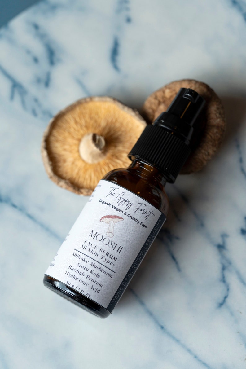 MOOSHI SERUM | Shiitake Mushroom | Firming | Vitamin D | Moisturizing image 1