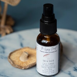 MOOSHI SERUM | Shiitake Mushroom | Firming | Vitamin D | Moisturizing image 3