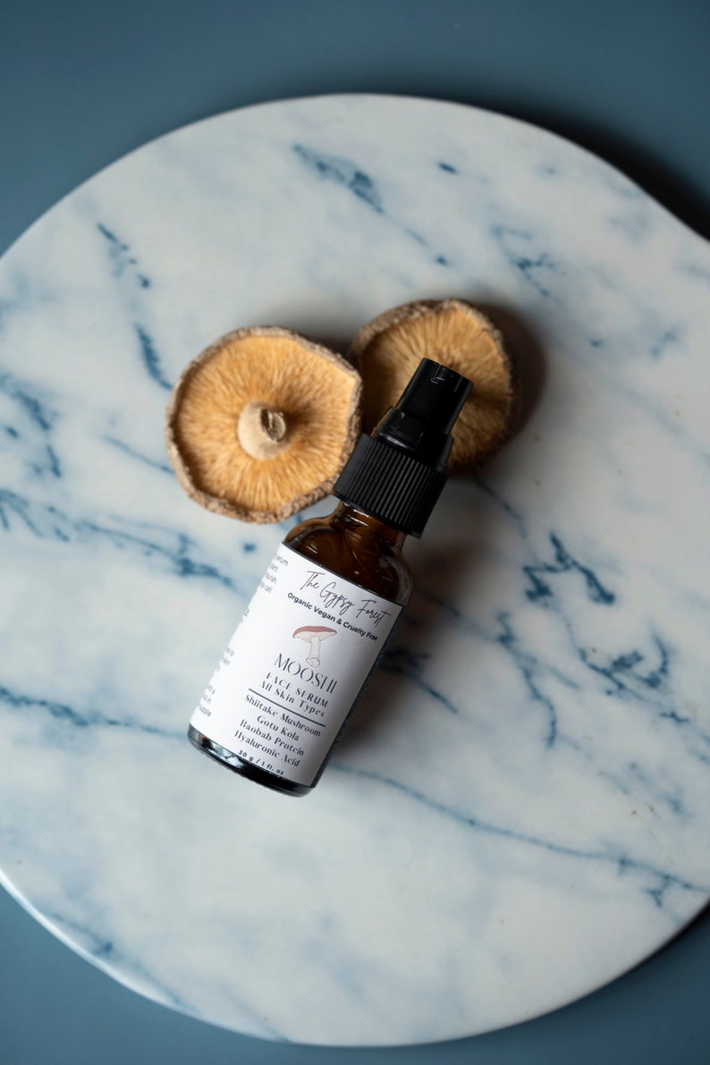 MOOSHI SERUM | Shiitake Mushroom | Firming | Vitamin D | Moisturizing image 4