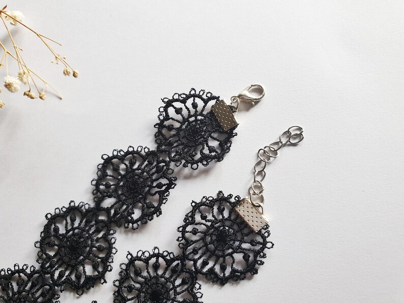 customized gift Midnight Clock Thick Black Lace Choker Necklace Vintage Gothic Victorian Style Tattoo Festival Dainty Dress Choker