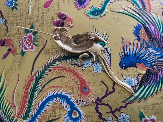 A&S Attwood and Sawyer 孔雀 ブローチ peacock A&S Attwood and Sawyer 孔雀 ブローチ peacock