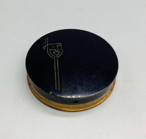 Art Deco Period Max Factor Rouge Compact “Society Make-Up” 1932