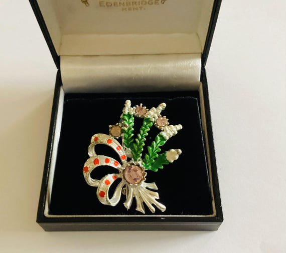 White Heather Spray By "Exquisite" Celtic Scottish Luck Hogmanay Burns Night