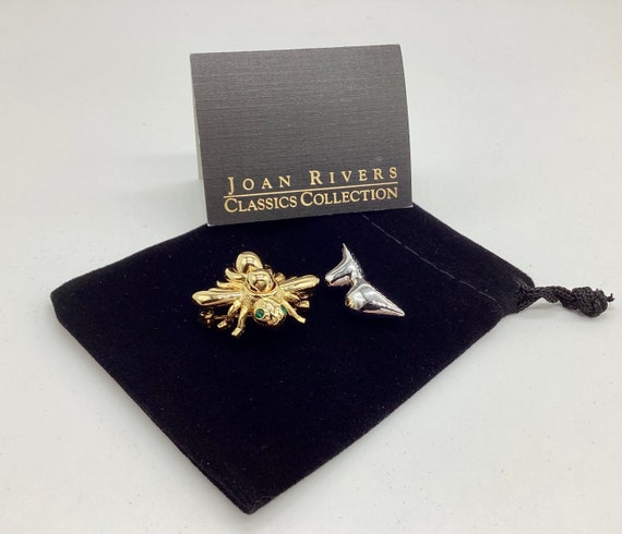 Joan Rivers Vintage Interchangeable Baby Bee Gold… - image 5