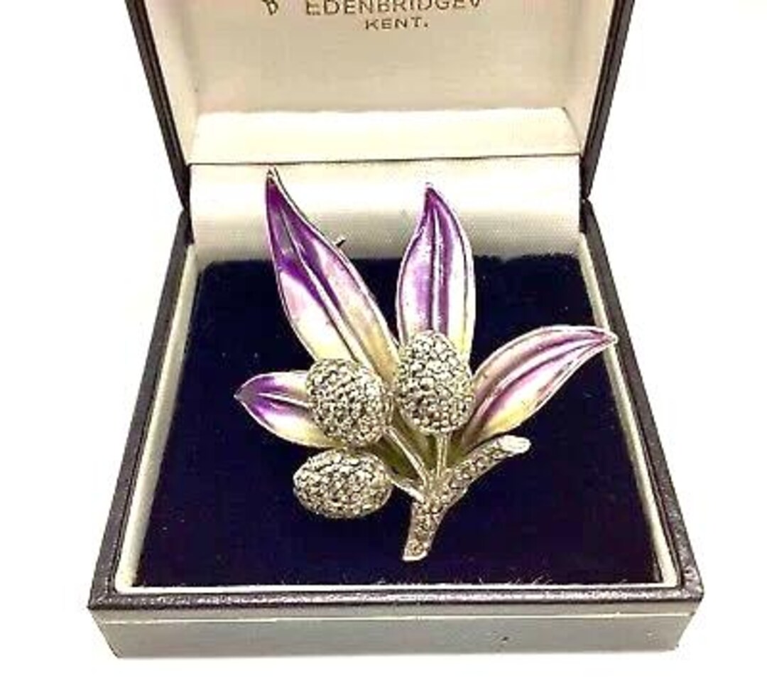 Broche Fantaisie Vintage Des Années 1950 - Bijou Ancien, Occasion En Bon état Général