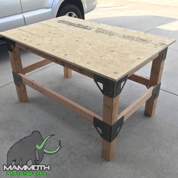 diy workbench brackets diy workbench brackets