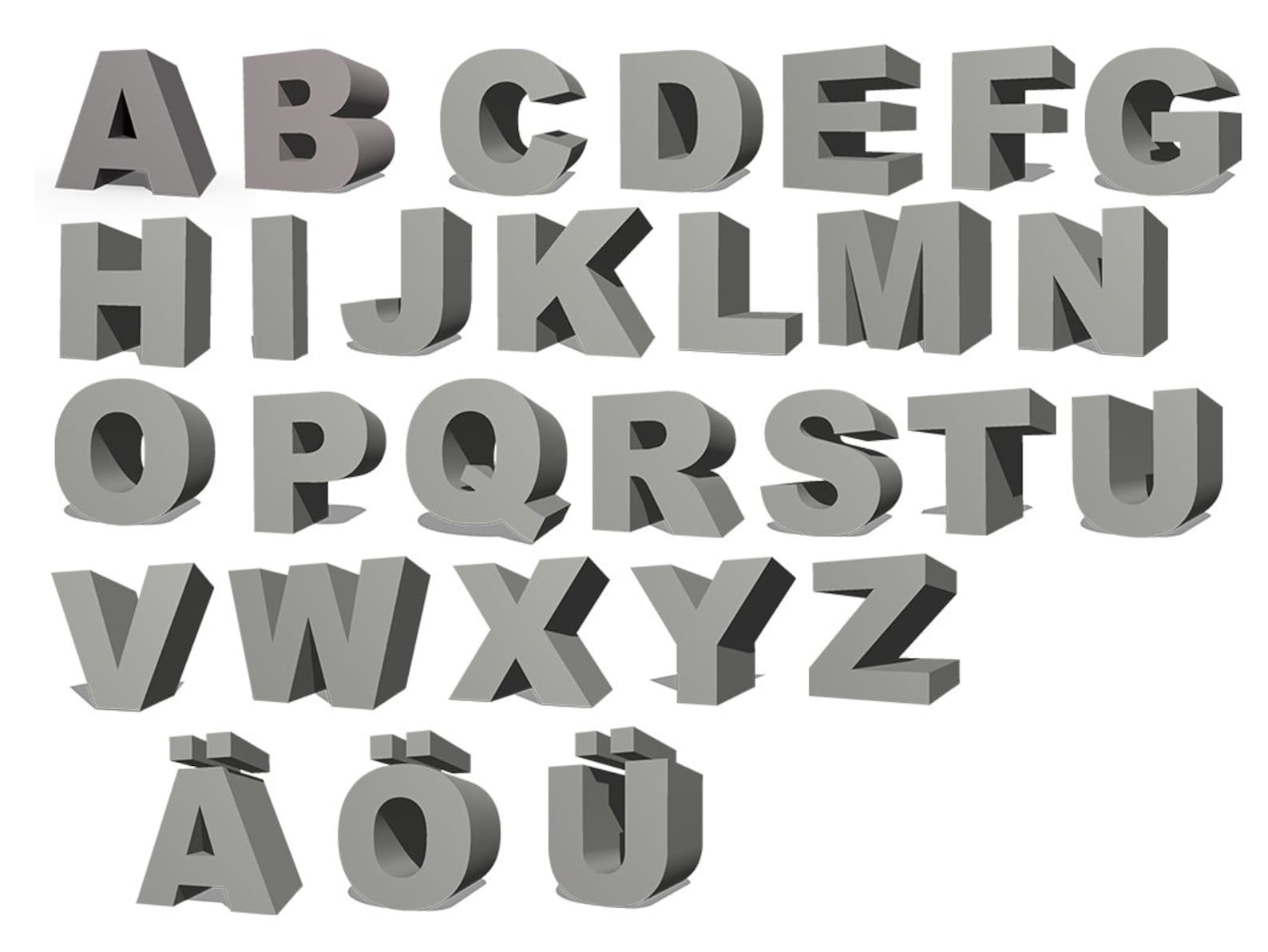Overlays. png Dateien 3 D Buchstaben. Zum Erstellen Etsy.de
