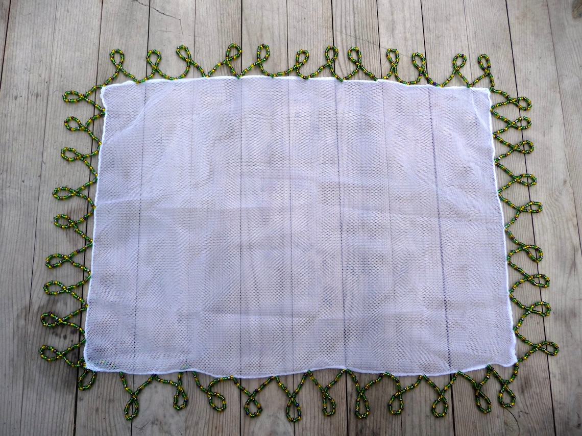 Beaded food covers handmade in South Africa as a fully Etsy