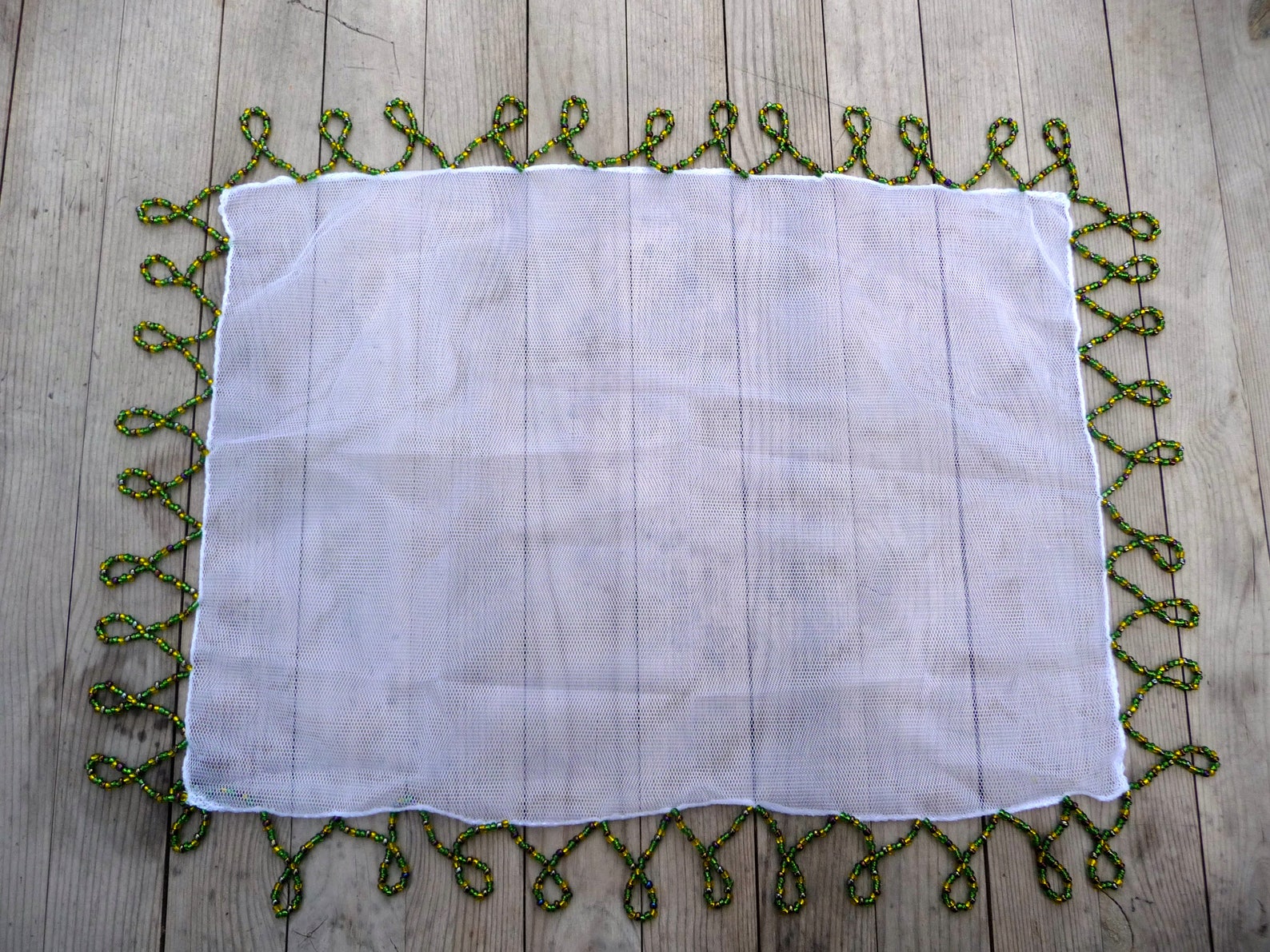 Beaded food covers handmade in South Africa as a fully Etsy