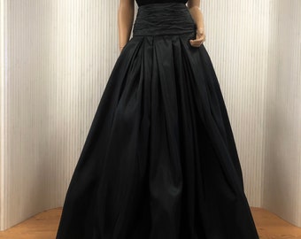 Hanna taffeta skirt, taffeta skirt, Floor length taffeta skirt, Evening skirt, Evening taffta skirt