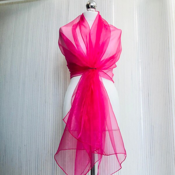 organza wedding shawl