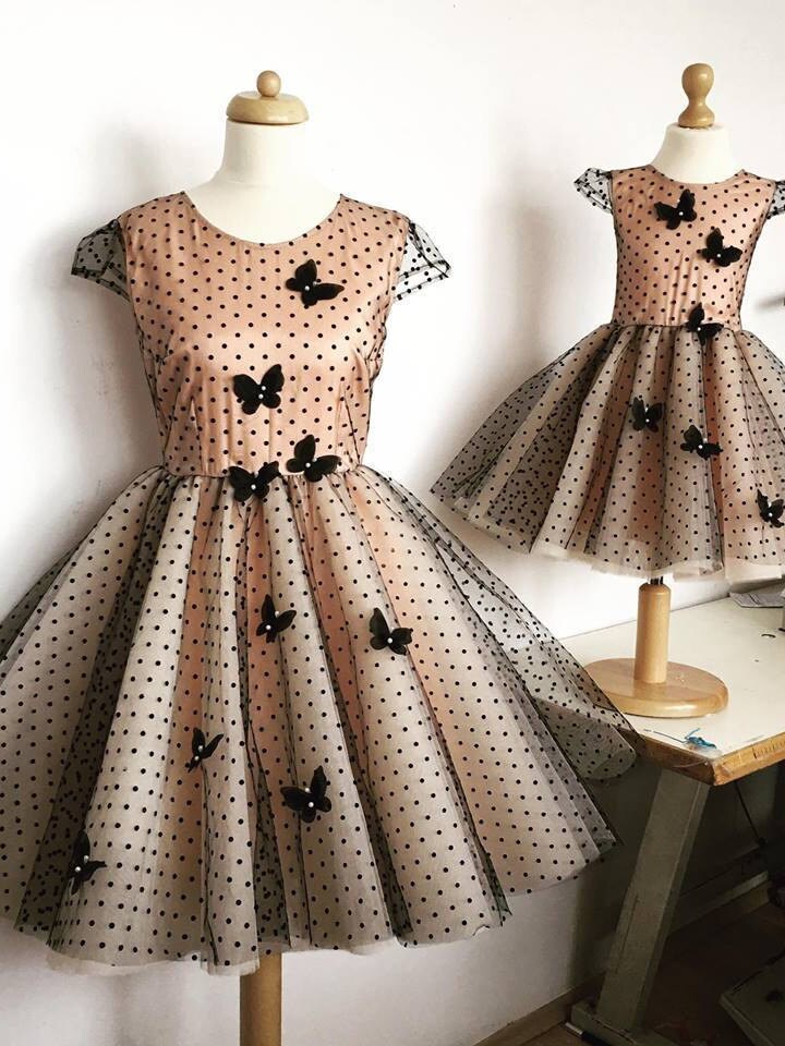 Vestidos de madre e hija. Vestido estilo de 50 - Etsy México Vestidos de madre e hija. Vestido estilo de 50 - Etsy México