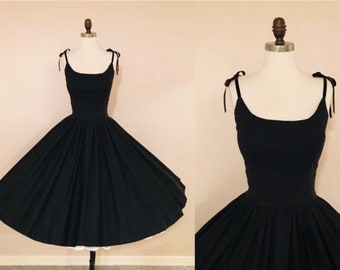 Jackie 50's dress, vintage style, Fit and Flare Dress,Swing Dress