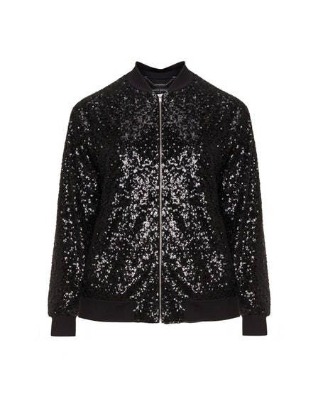 SEQUIN BOMBER JACKET - Etsy UK