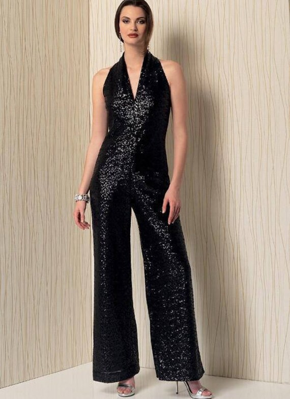 elegant sequin jumpsuit