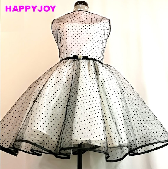 vintage polka dot dress