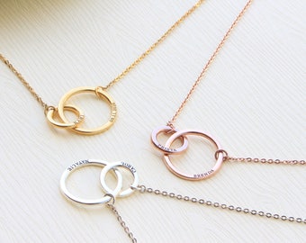 Collier mère et enfant - Collier bébé pour maman - Cadeau unique pour maman - Bijoux baby shower - Collier minimaliste personnalisé