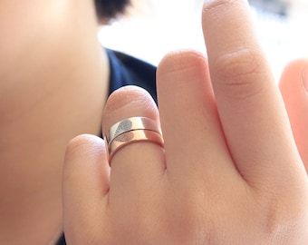 SET OF 2: Fingerprint Rings - Actual Fingerprint Jewelry - Couple Rings - Wedding Band - Memorial Jewelry - Valentine's Gift