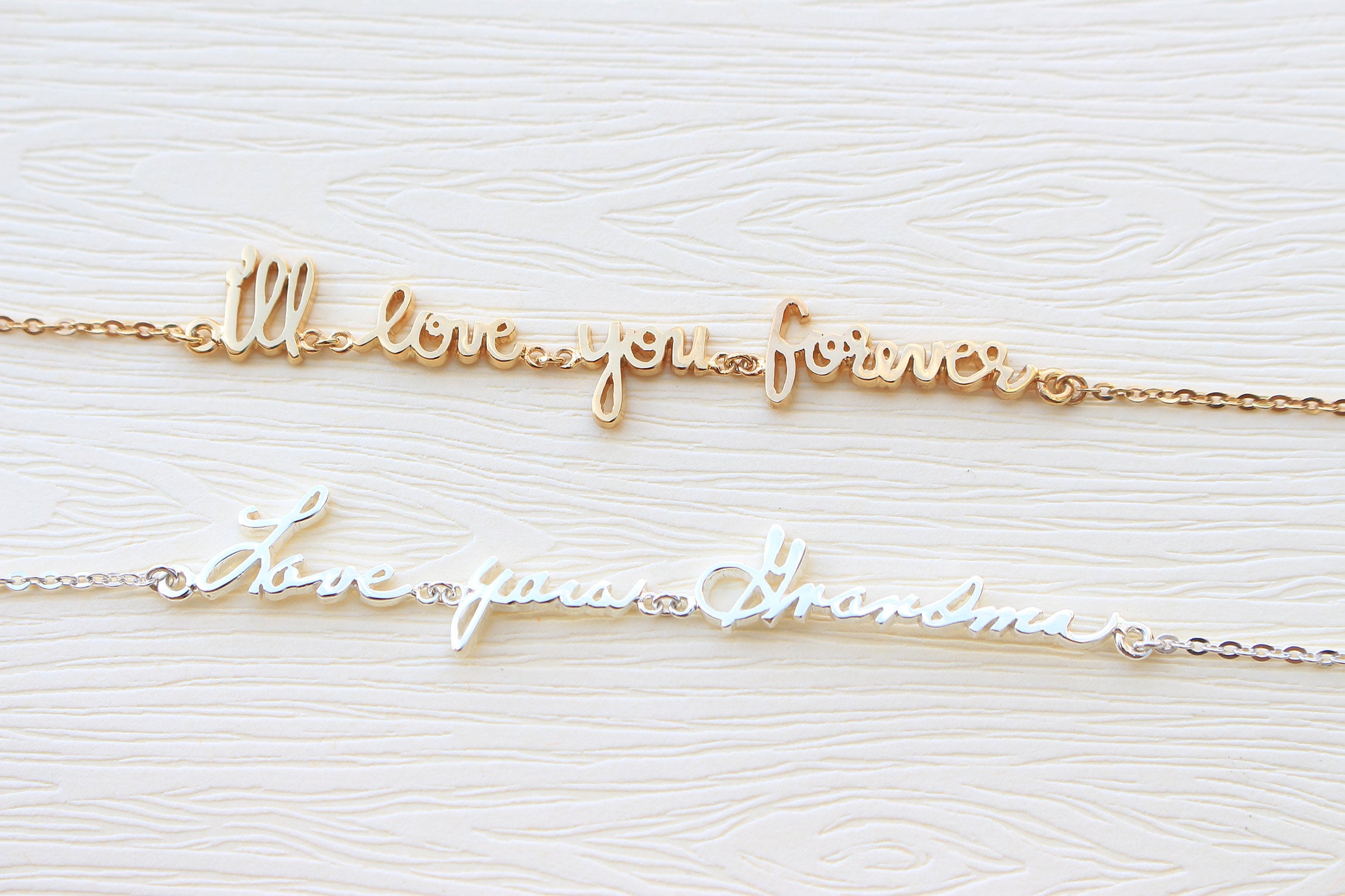 Actual Handwriting Bracelet - Signature Bracelet - Custom Handwriting Bracelet - Name Bracelet - Bridesmaid Gift - Mother's Day Gift