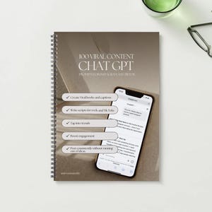 100 ChatGPT Prompts: Instagram & TikTok Content Creation Guide (Digital Download)