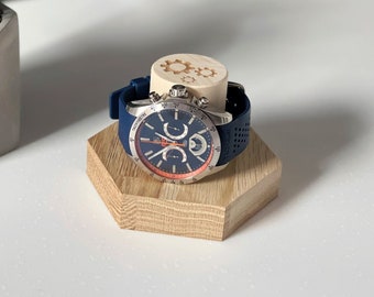 Porte-montre en bois Boîte à montres pour hommes Stockage de montres Support de montre Cadeau pour hommes Accessoires de bureau Cadeaux personnalisés Affichage de montre Cadeaux pour lui