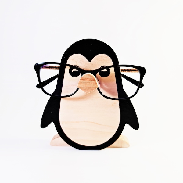 Penguin eyeglasses holder Glasses holder Eyeglass holder Glasses stand Eyeglass Desk organizer Desk accessory Gift for her Christmas gifts