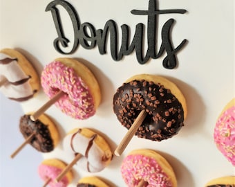 Donut stand Donut wall Baby shower Party décor Doughnut Donut display stand Wedding decor Table decor Kids party Birthday decor Donut party