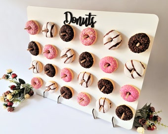 Wedding decor Donut wall Donut stand Baby shower Doughnut Donut display stand Table decor Kids party Birthday decor Donut party Party décor