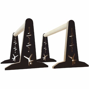 Houten parallettes Handstand Gymnastiek GYM Fitness Gymnastiek Bartraining Parallelle stang Yoga Diepe push-up Crossfit Dip Fitnessapparatuur