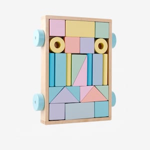 Building blocks toys Montessori toys Kids toys Baby gift Educational toy Wooden block Kids gifts Wood toy Toodlers gifts Learning toy Gifts