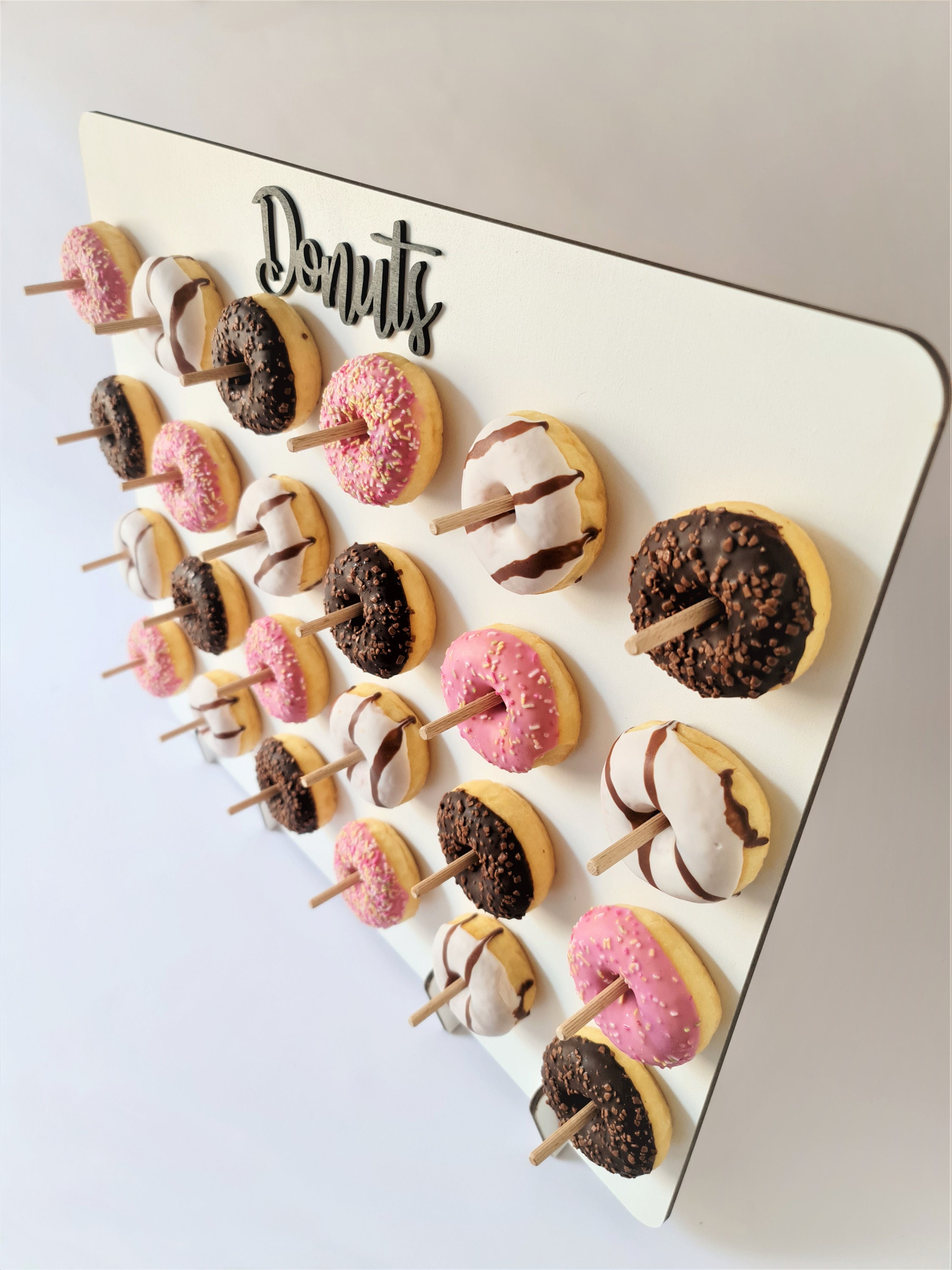 Wedding Decor Donut Wall Donut Stand Baby Shower Doughnut Etsy