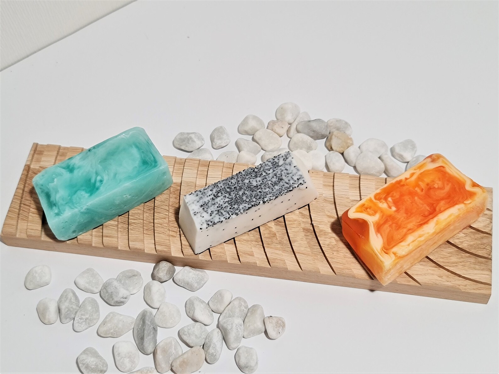 Long soap dish Oak soap dishes Soap dish and soap dispenser Etsy