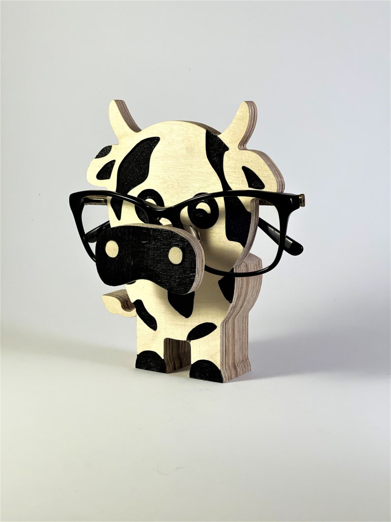 Cow Eyeglasses Holder Glasses Holder Eyeglass Holder Glasses Etsy
