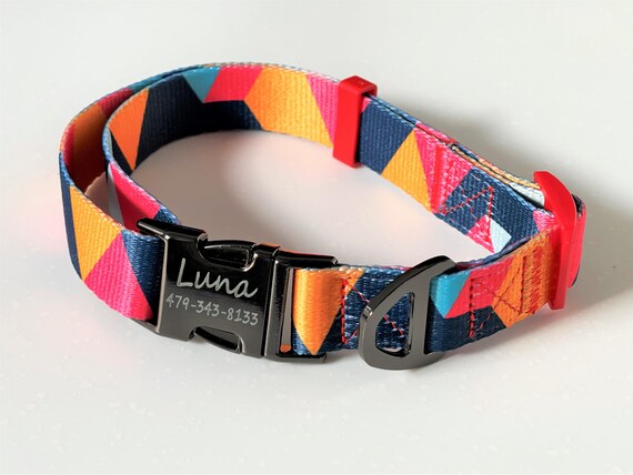 Personalized Dog Collar Pet collar Engraved dog collar Dog tag Gift for dog lovers Dog collar boy girl Dog collar with name Dog mom Dog gift