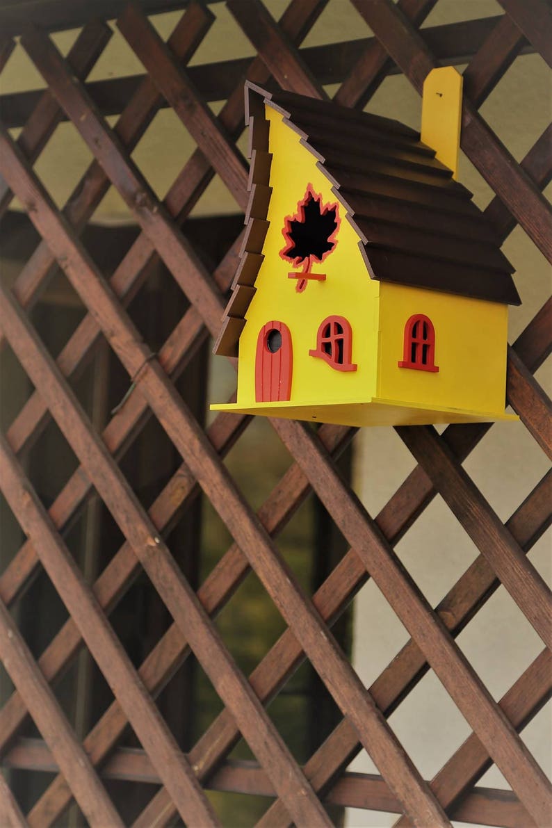 Wooden Bird Houses Handmade Bird Houses Outdoor Birdhouse Etsy