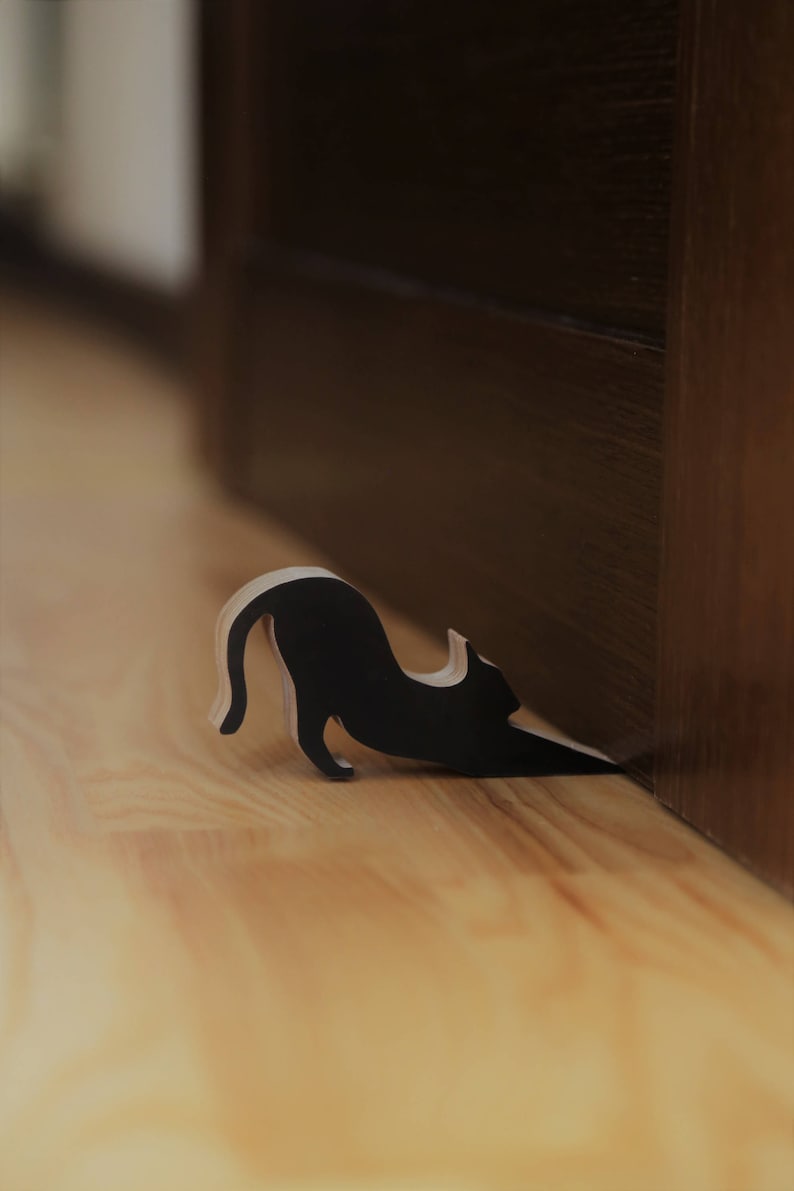 Door Stopper Door Stop Cat Doorstop Doorstop Door Holder Hold Etsy