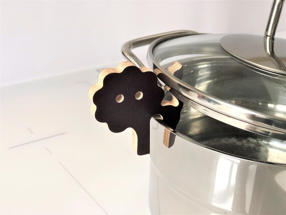 Kitchen Decor Pot Lid Lifter Steam Vent Prop Lid Holder Pot Lid Lift  Cooking Gifts House Warming Pot Prop Cooking Pot Baking Gifts Lion King 