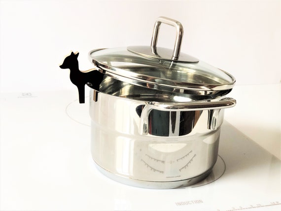 Kitchen Decor Pot Lid Lifter Steam Vent Prop Lid Holder Pot Lid Lift  Cooking Gifts House Warming Pot Prop Cooking Pot Baking Gifts Lion King 