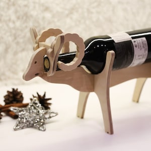 Wine gift Wine rack Gifts for women Christmas gift Home decor Bottle holder Wine holder Wine lover Sheep decor Housewarming gift Wine decor