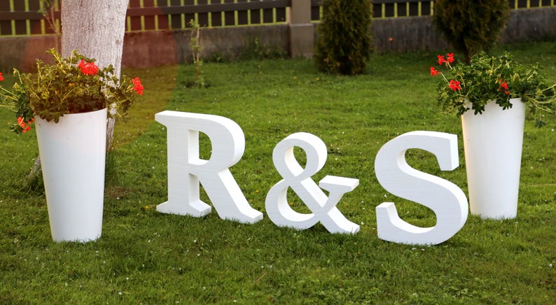 Party Letter Wedding Letters Large Letter Foam Letters Big Etsy