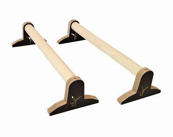 Holz Parallettes Handstand Calisthenics GYM Fitness Gymnastik Bar Training Parallel Bar Yoga Tief push up Crossfit Dip FitnessGeräte