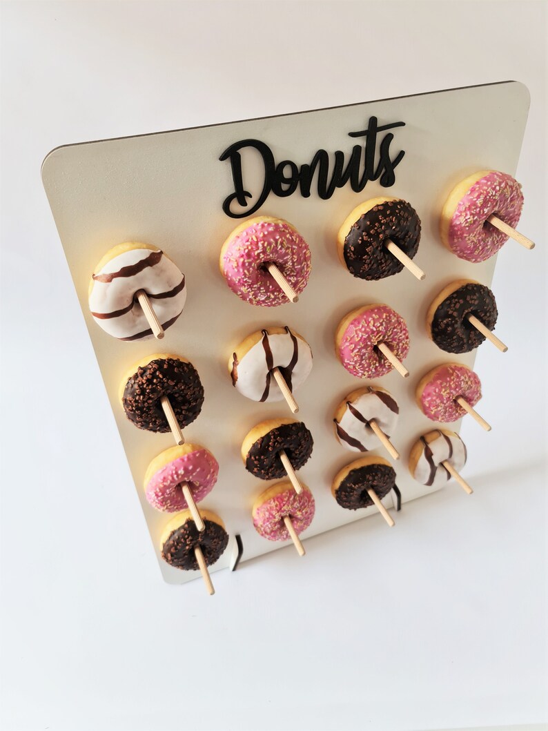 Donut stand Donut wall Baby shower Party décor Doughnut Donut Etsy