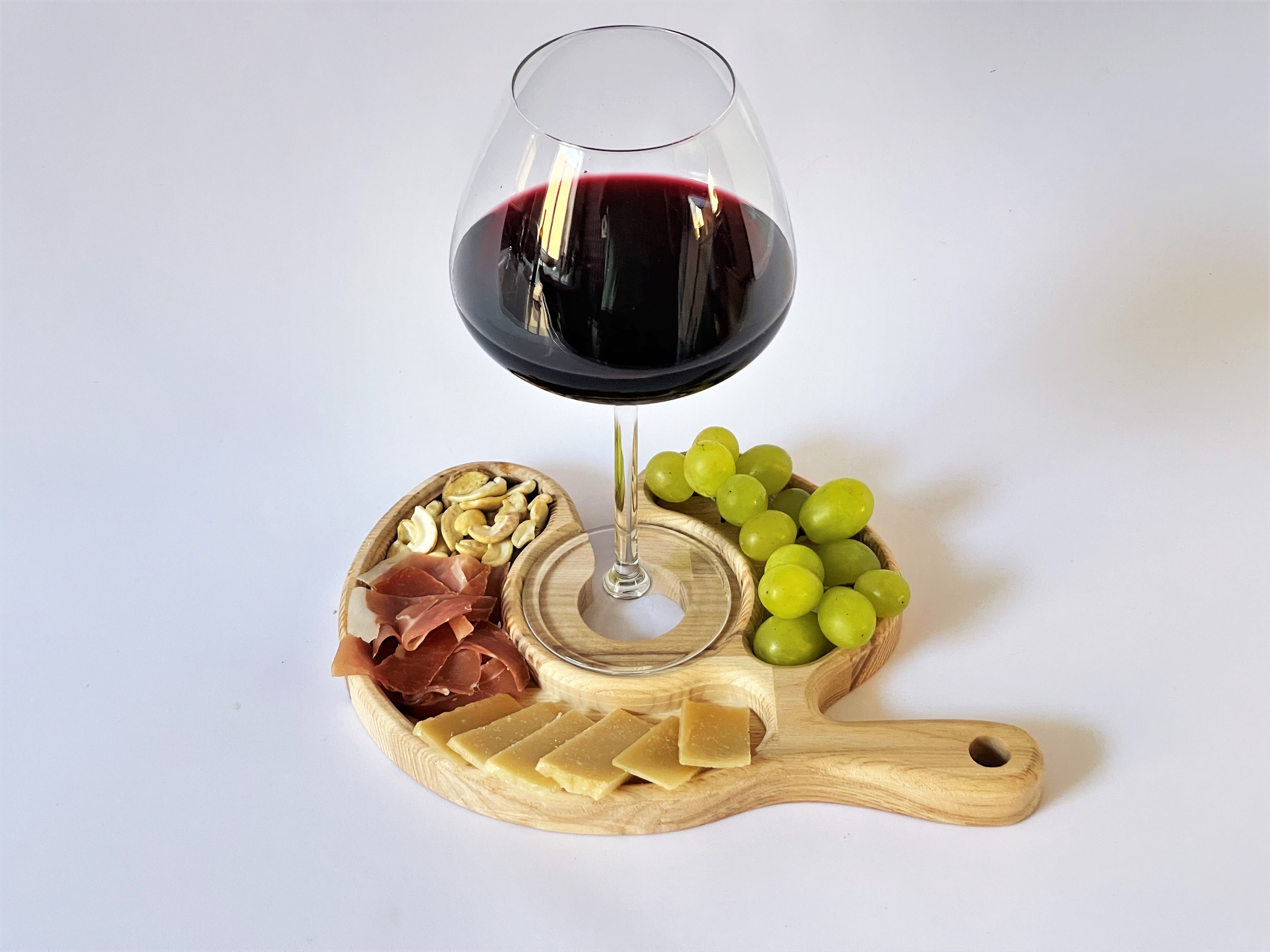 Wine Glass Holder Wine Rack Food Serving Tray Appetizer Plates Etsy UK